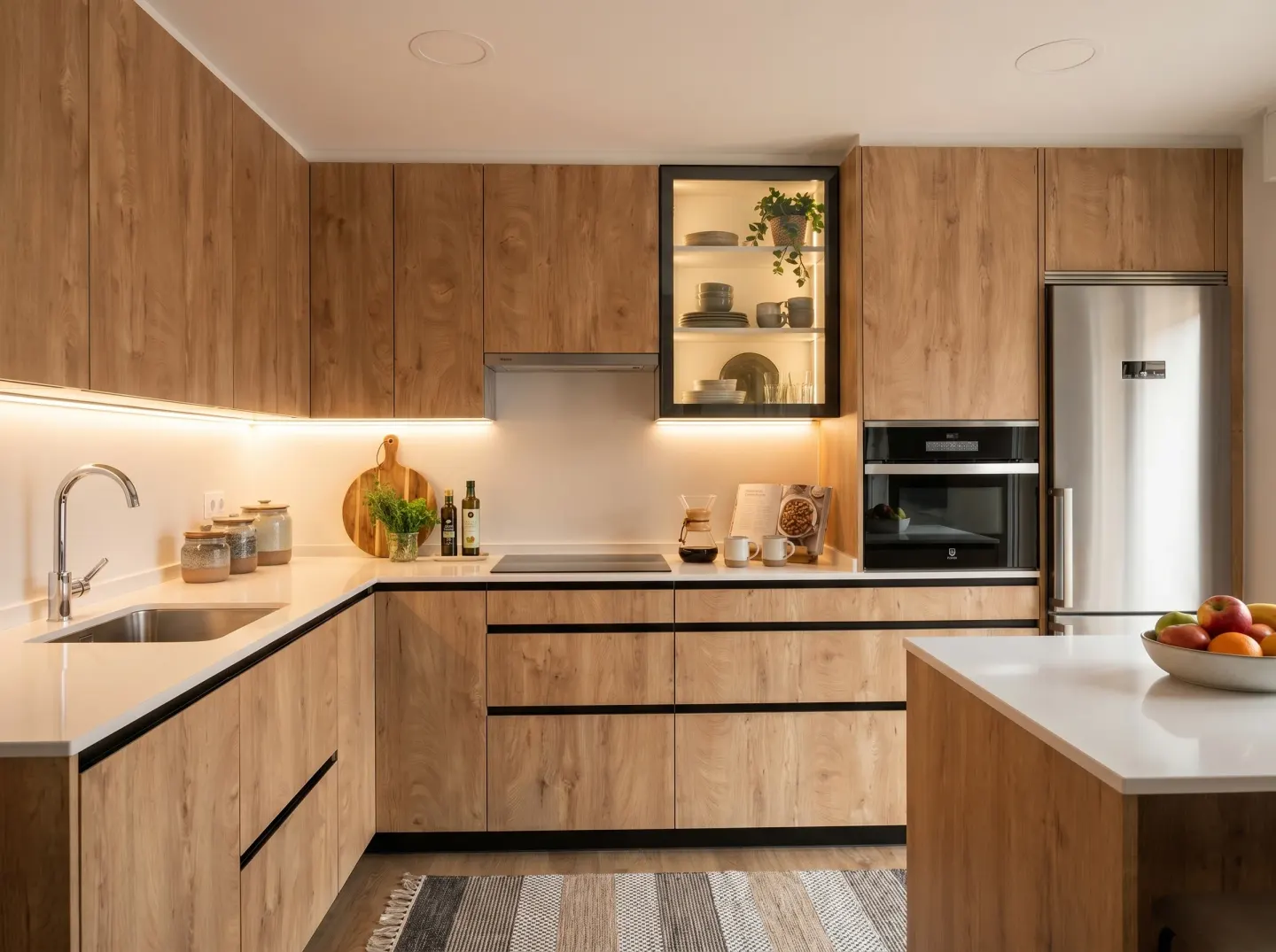 Cocina a medida con encimera de piedra · Lasarte-Oria